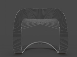 carnaval chair 3D Model