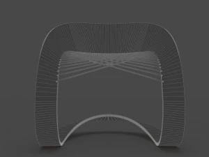 carnaval chair 3D Model