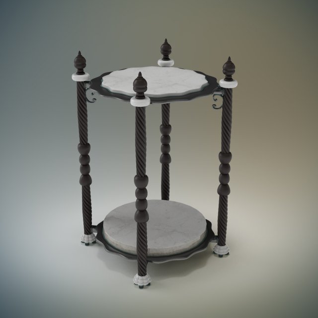 tableforcandles 3D 모델 .c4d .max .obj .3ds .fbx .stl .blend 