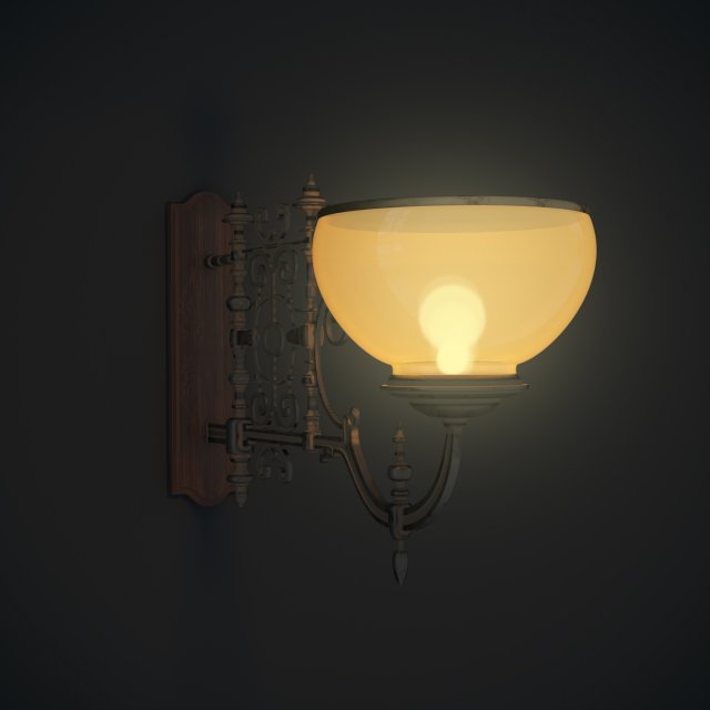 sconce crimson peak Model 3D .c4d .max .obj .3ds .fbx .stl .blend 