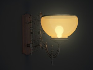 sconce crimson peak Model 3D