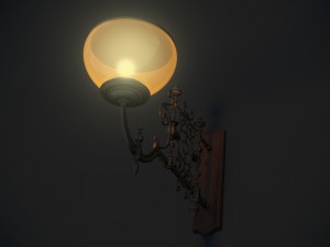 sconce crimson peak Model 3D