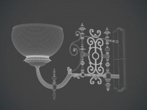 sconce crimson peak Model 3D