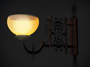 sconce crimson peak Model 3D