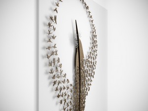 panel bird Modelo 3D