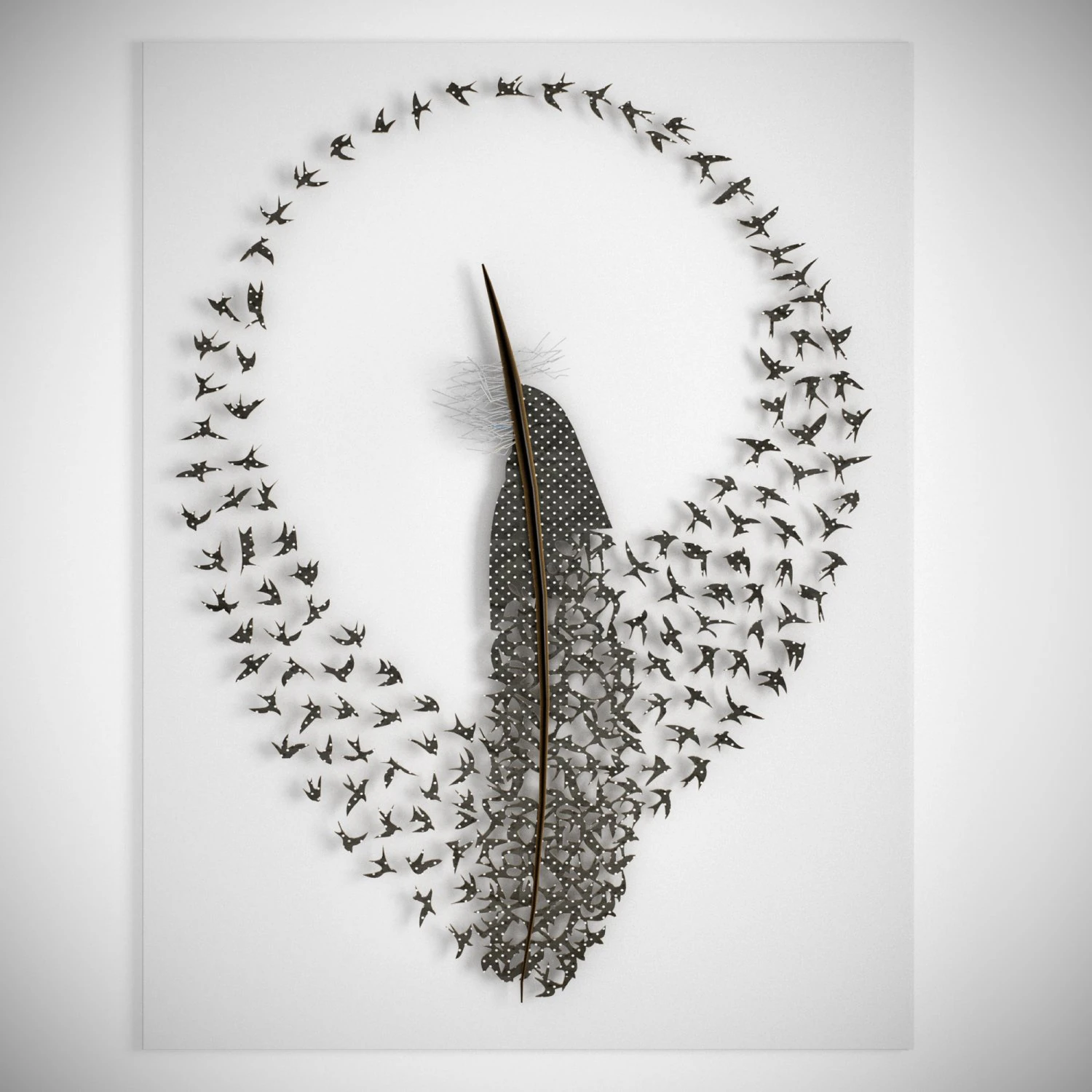 panel bird 3D Model .c4d .max .obj .3ds .fbx .stl .blend 