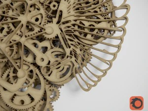 panelowa mechaniczna miłość Model 3D