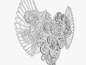 panelowa mechaniczna miłość Model 3D