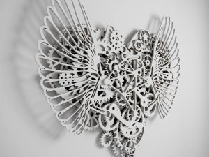 panelowa mechaniczna miłość Model 3D