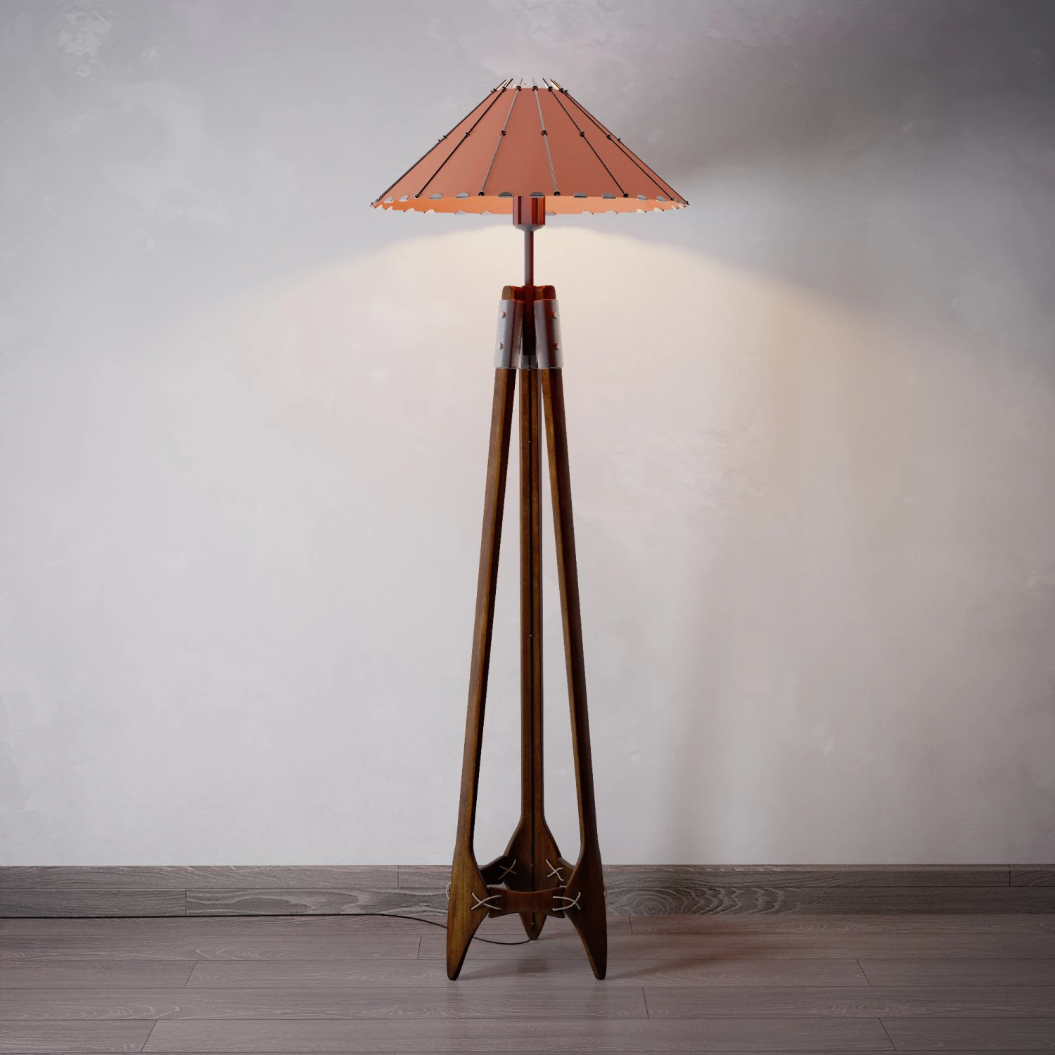 africa floor lamp 3D Model .c4d .max .obj .3ds .fbx .stl .blend 