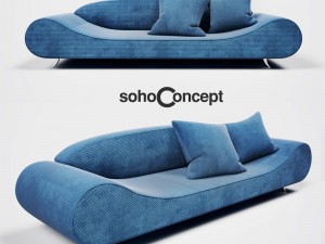 harmony sofa Model 3D