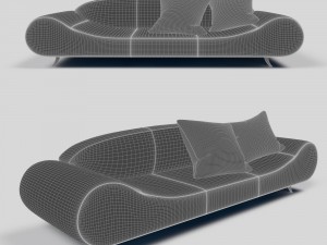 harmony sofa 3D-Modell
