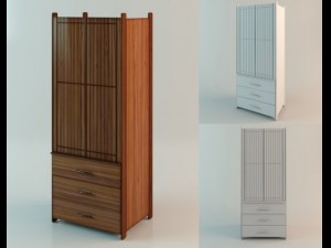 cupboard africa 3D 模型