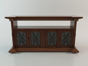 tv table Modèle 3D