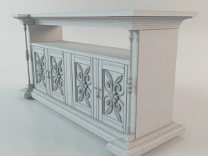 stolik pod telewizor Model 3D