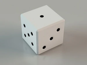 kostka gry Model 3D