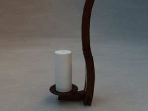candlestick Modelo 3D