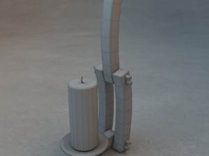 candlestick Modelo 3D