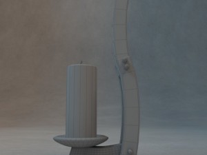 candlestick Modelo 3D