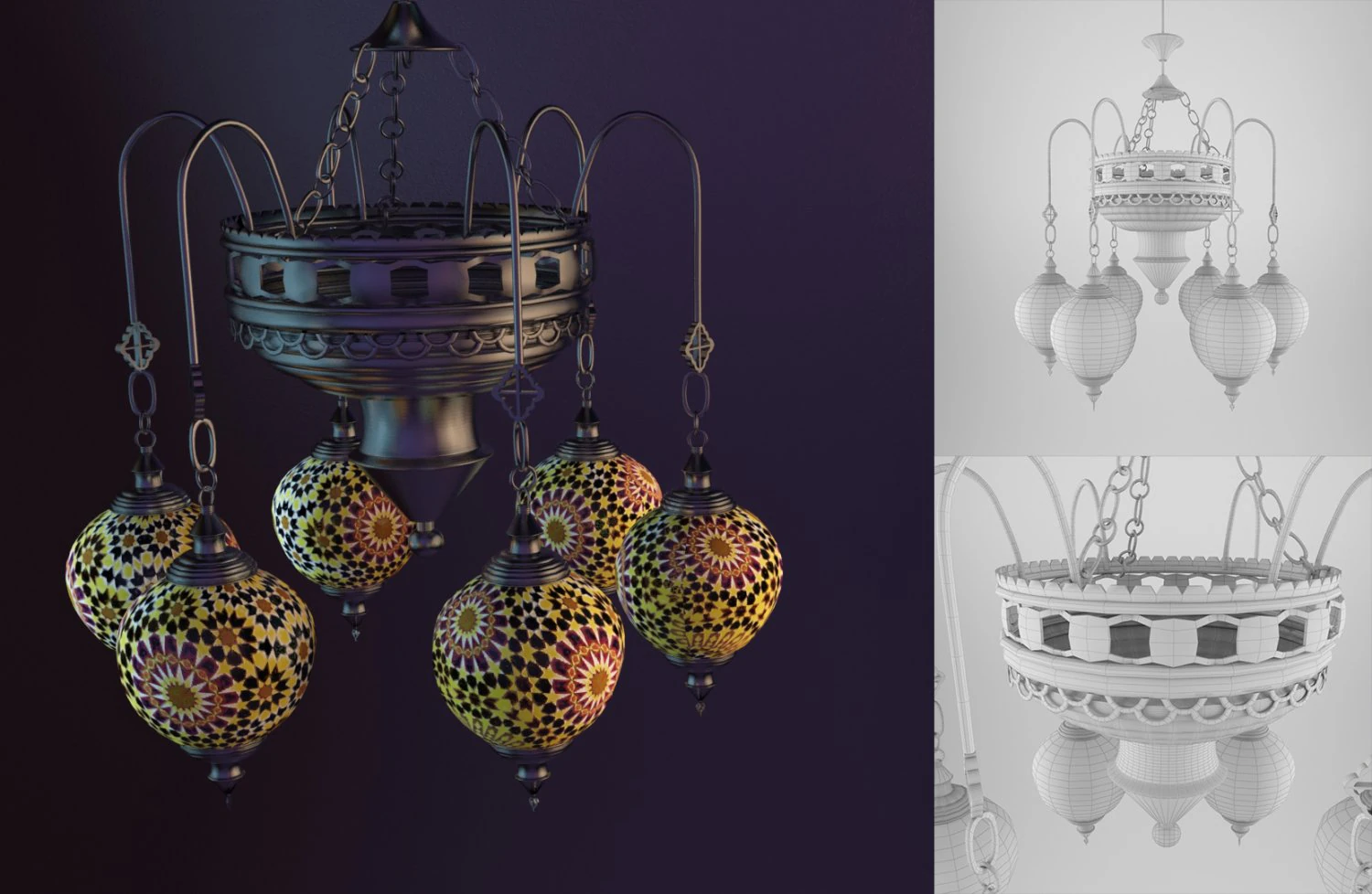 moesia kandela lamp tmps615t 3D Model .c4d .max .obj .3ds .fbx .stl .blend