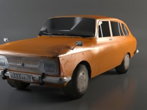 moskvich kombi 3D Модель