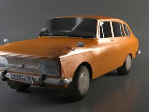 moskvich kombi Model 3D