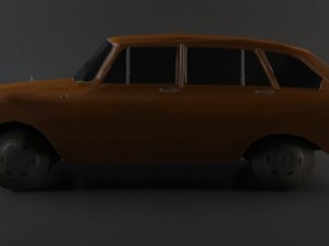 moskvich kombi 3D मॉडल