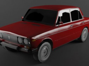 vaz 2106 lowpoly 3D मॉडल