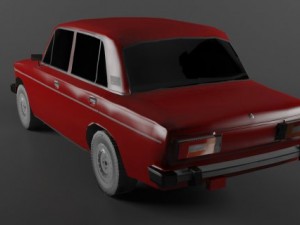 vaz 2106 lowpoly 3D Model