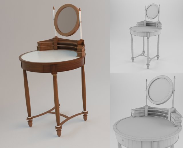 cappellini intagli psyche 3D 模型 .c4d .max .obj .3ds .fbx .stl .blend