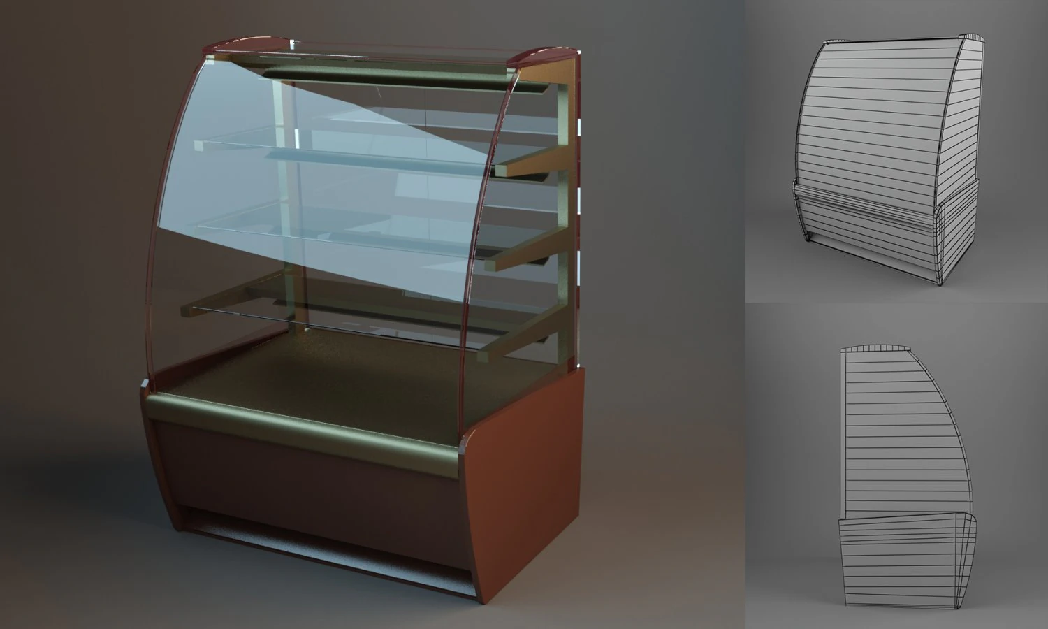 showcase 3D Model .c4d .max .obj .3ds .fbx .stl .blend