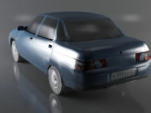 autovaz2110 lowpoly 3D Model
