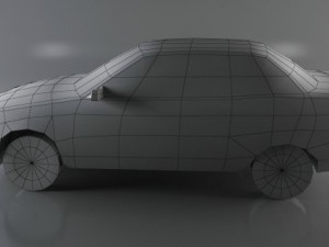 autovaz2110 lowpoly Model 3D