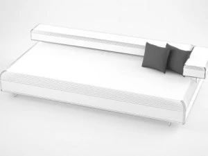 sof&aacute; Modelo 3D