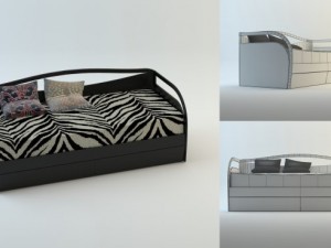 africa bed 3D Model