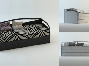 afrykańskie ł&oacute;żko Model 3D