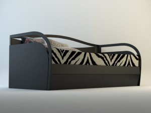 africa bed 3D Модель