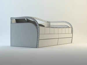 africa bed 3D Model