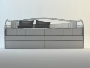 africa bed 3D Model