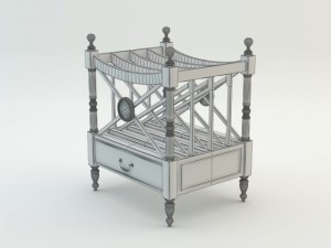 kavelio newspaper rack 3D-Modell