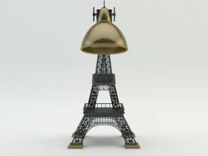 eiffel tower lamp 3D Model