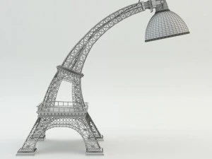 eiffel tower lamp 3D Model