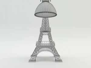 eiffel tower lamp 3D Model