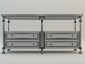 patrons console stanley furniture 3D Model