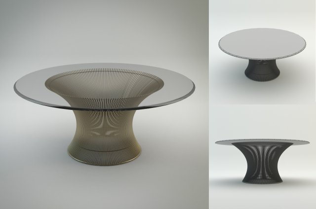 platner coffee table Modelo 3D .c4d .max .obj .3ds .fbx .stl .blend 