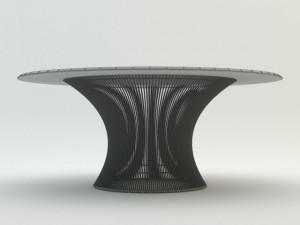 platner coffee table Modelo 3D