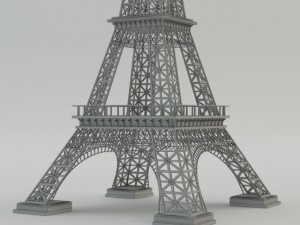 lampe tour eiffel je taime 3D-Modell