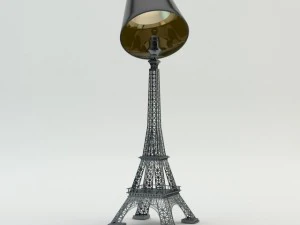 lampe tour eiffel je taime 3D Model