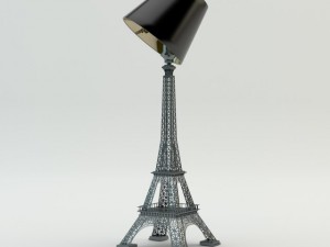 lampe tour eiffel je taime 3D-Modell