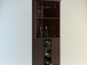 bar cabinet piedmont 3D-Modell